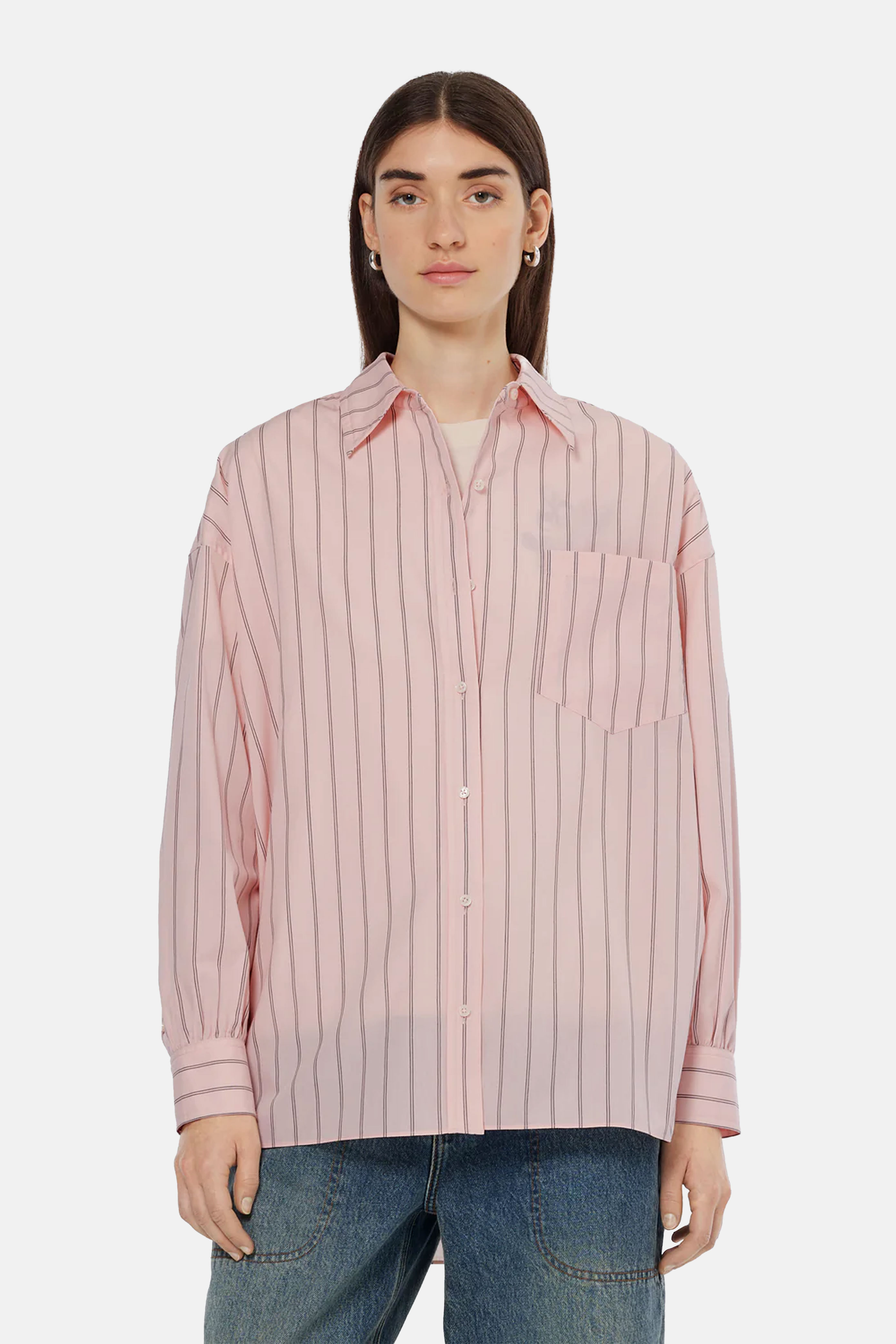 Scotch & Soda prugasta košulja oversized Europa 92