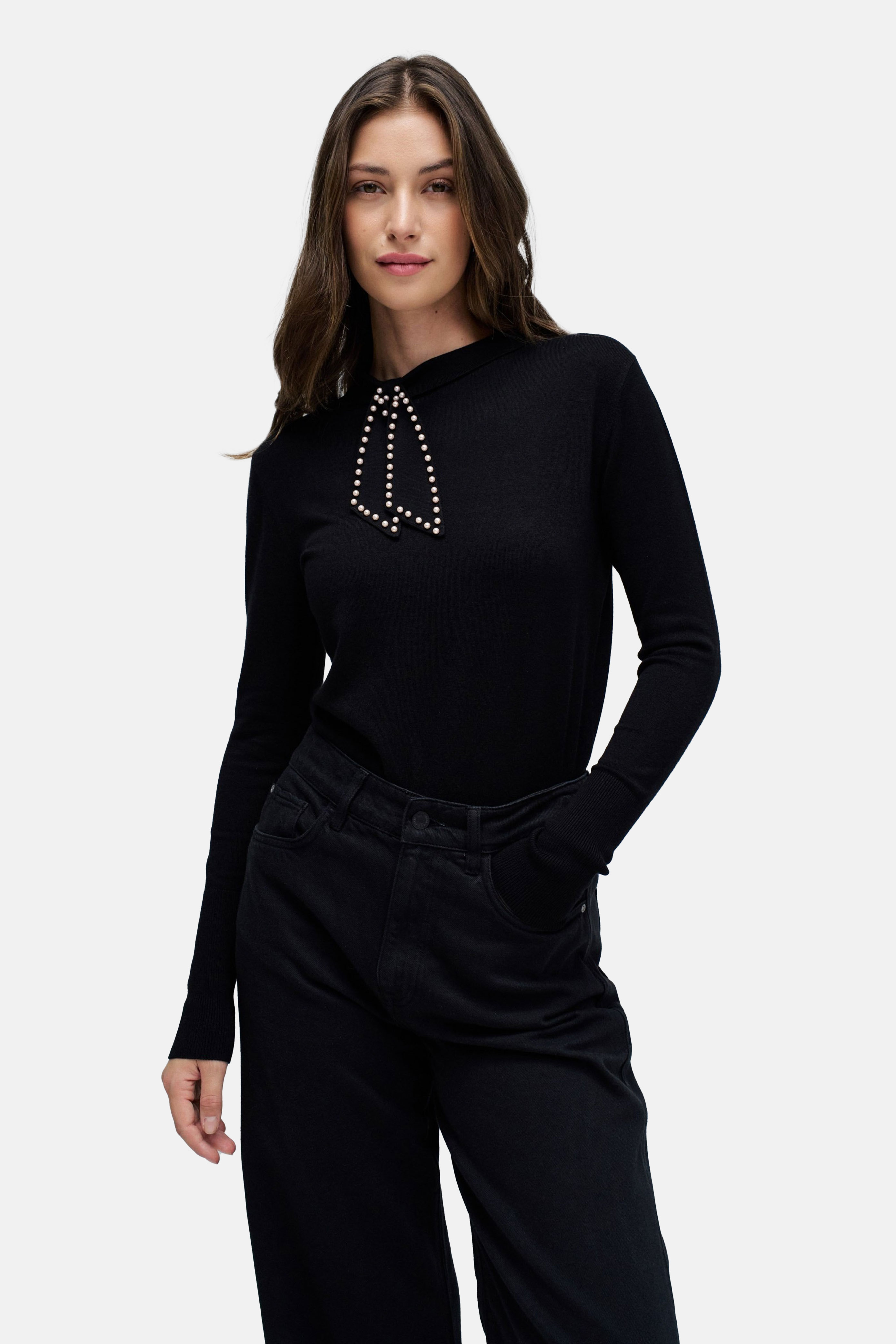 Salsa Jeans crna vesta