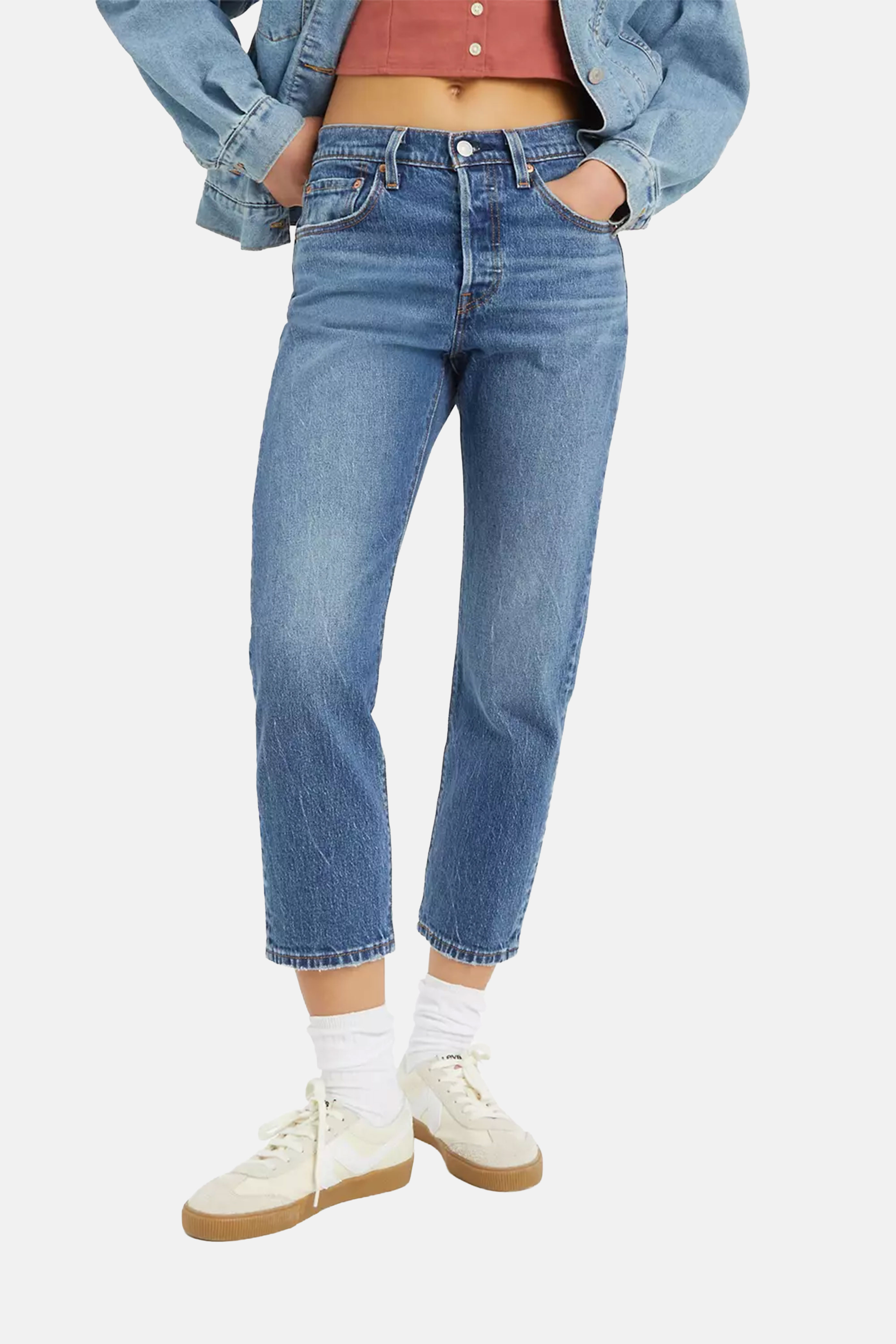 Levi's 501 Crop traperice