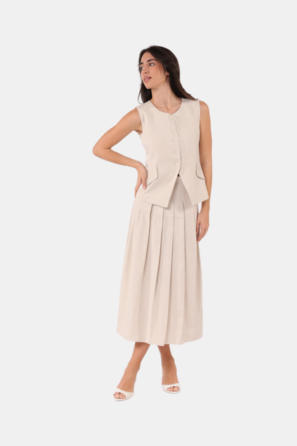 AD twenty bež odijelo