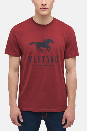 MUŠKARCI - Majice - Mustang majica - Kratki rukavi - Crvena