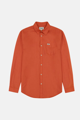 MUŠKARCI - Košulje - Wrangler košulja - Dugi rukavi - Narančasta