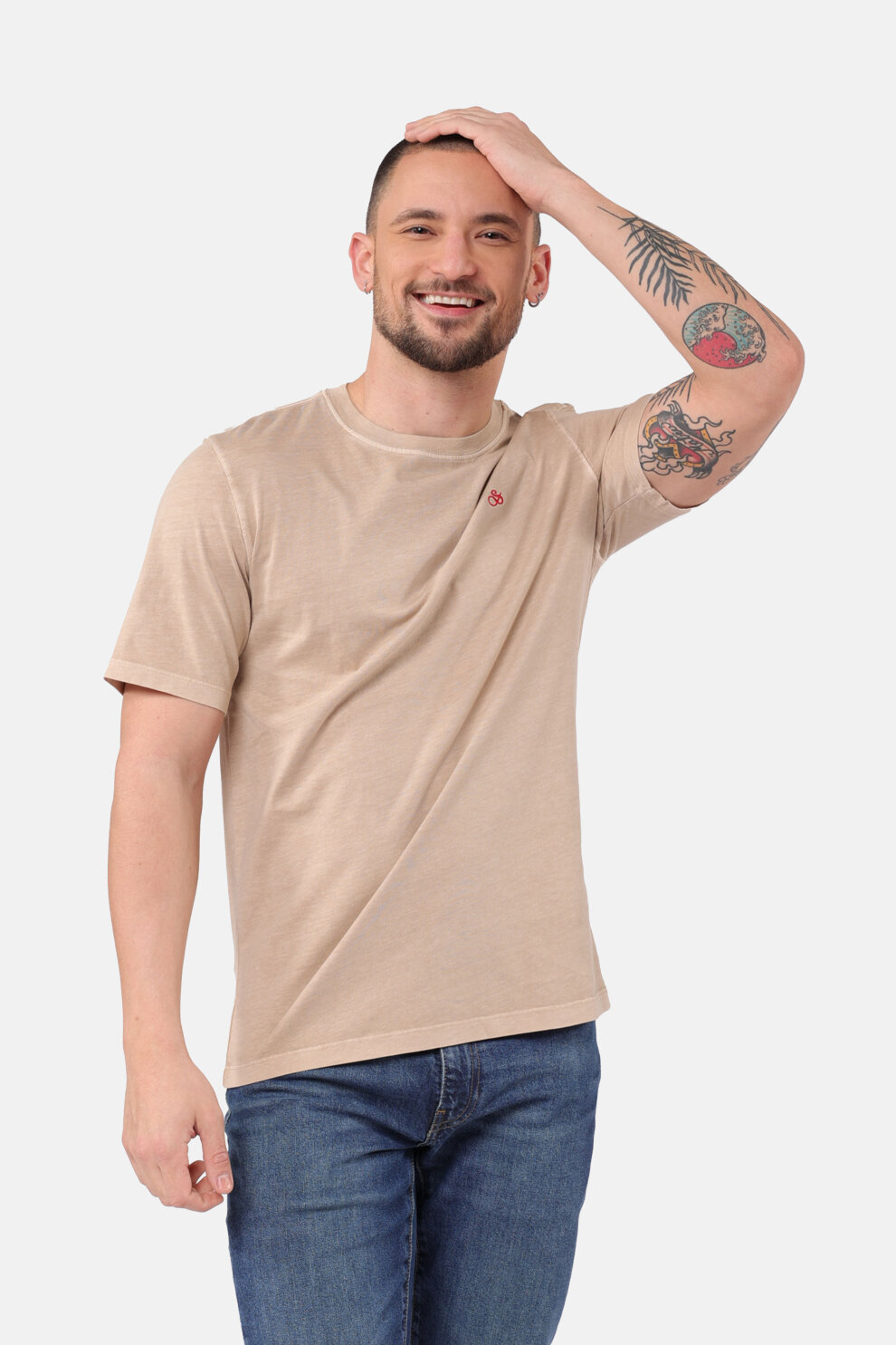 MUŠKARCI - Majice - Scotch & Soda majica - Kratki rukavi - Smeđa