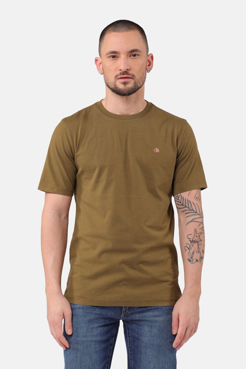 MUŠKARCI - Majice - Scotch & Soda majica - Kratki rukavi - Zelena