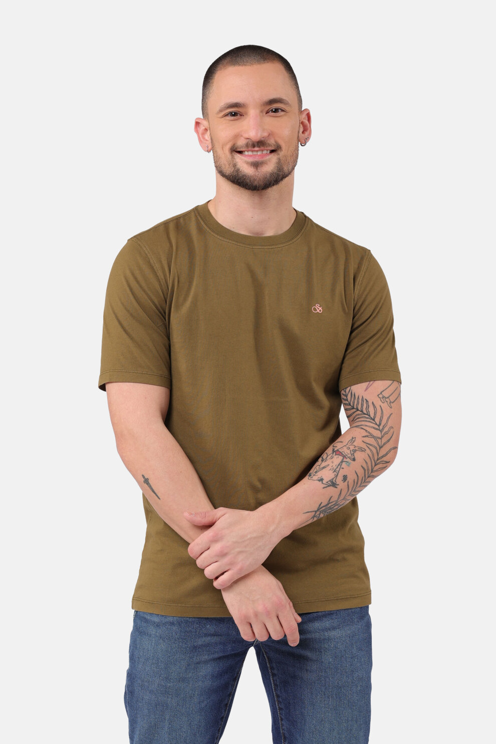 MUŠKARCI - Majice - Scotch & Soda majica - Kratki rukavi - Zelena