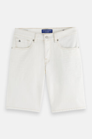 MUŠKARCI - Kratke hlače - Scotch & Soda Ralston traper bermude - Bijela