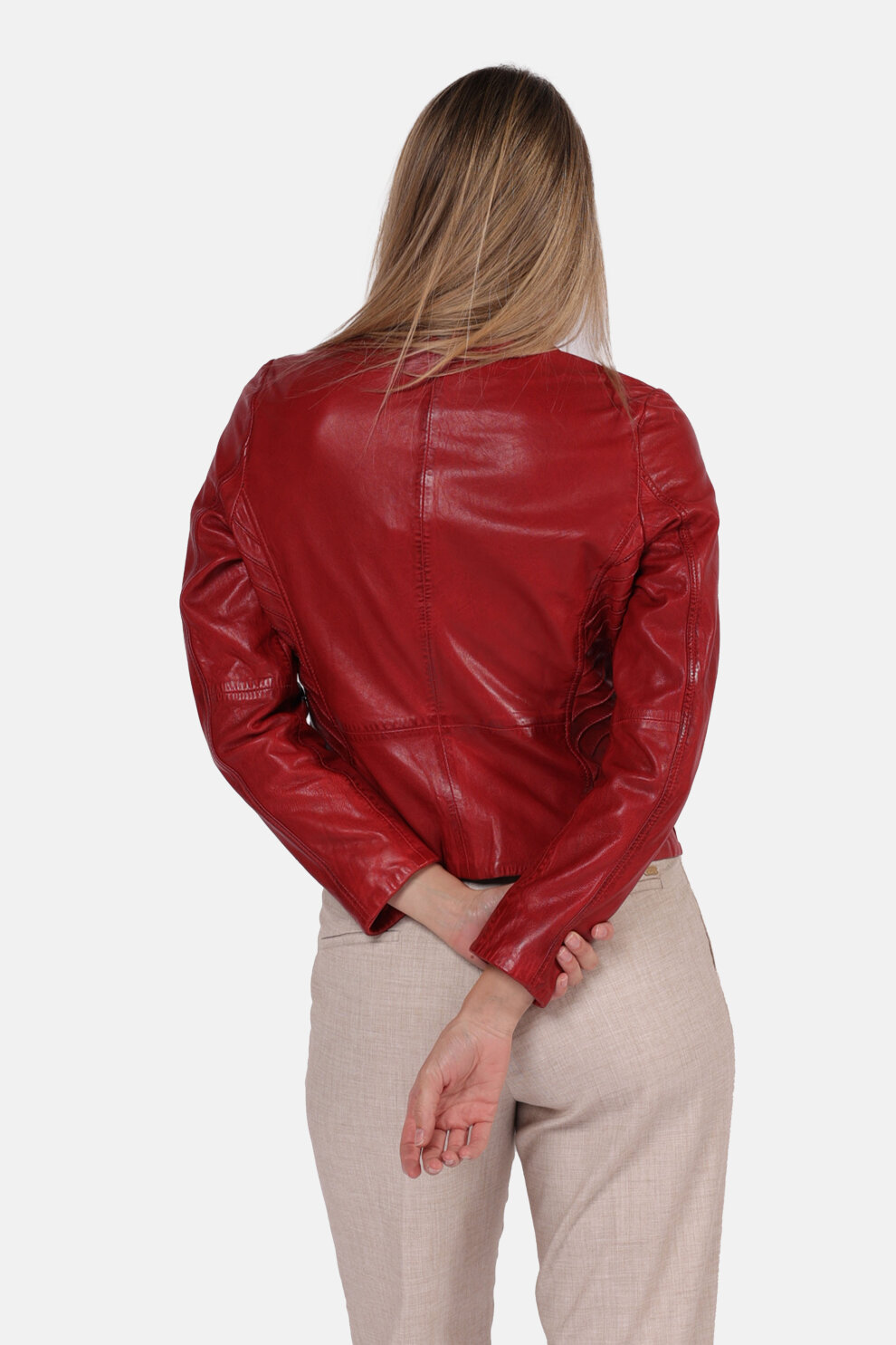 ŽENE - Kožne jakne - Gipsy Charu kožna jakna - Crvena