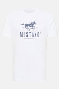 MUŠKARCI - Majice - Mustang majica - Kratki rukavi - Bijela