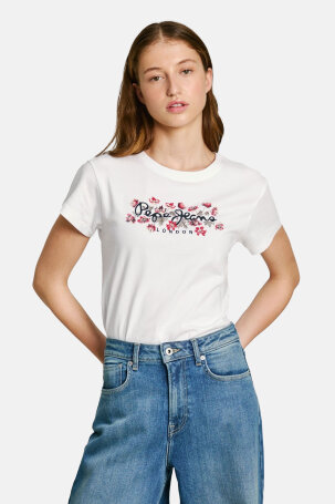 ŽENE - Majice - Pepe Jeans Ginny majica - Kratki rukav - Bijela