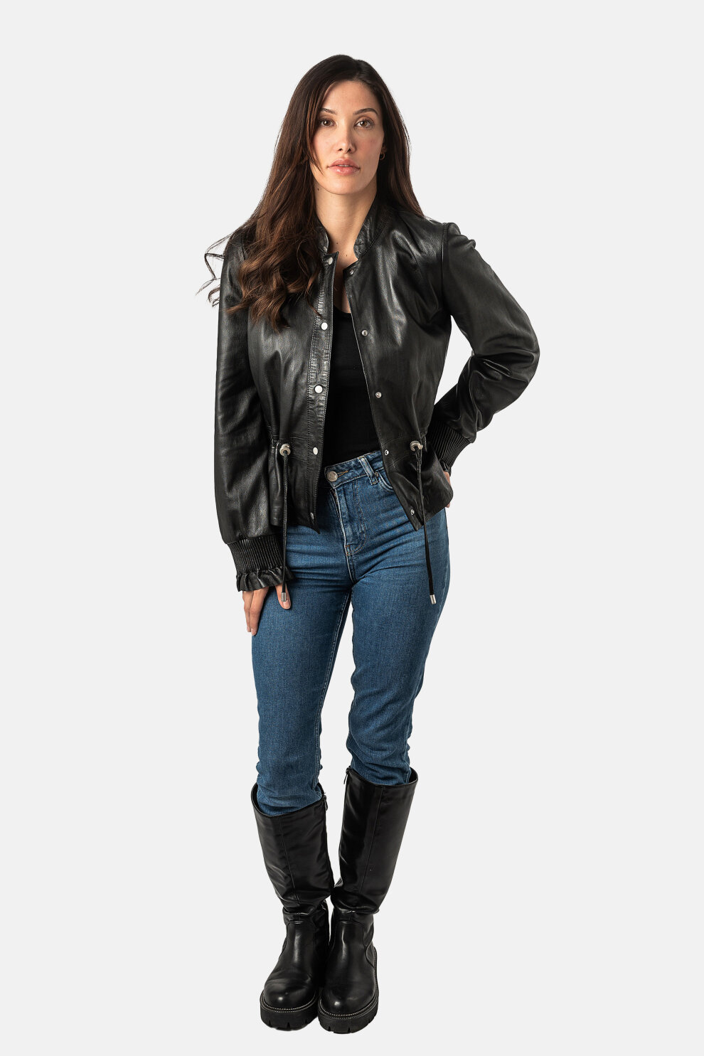 ŽENE - Kožne jakne - Mauritius Ebelle kožna jakna - Crna