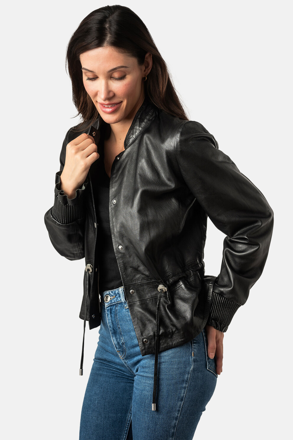 ŽENE - Kožne jakne - Mauritius Ebelle kožna jakna - Crna