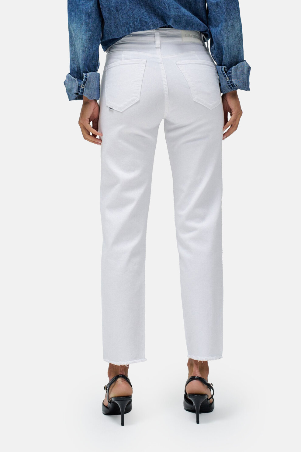 ŽENE - Traperice - Salsa Faith Cropped traperice - Bijela - Straight