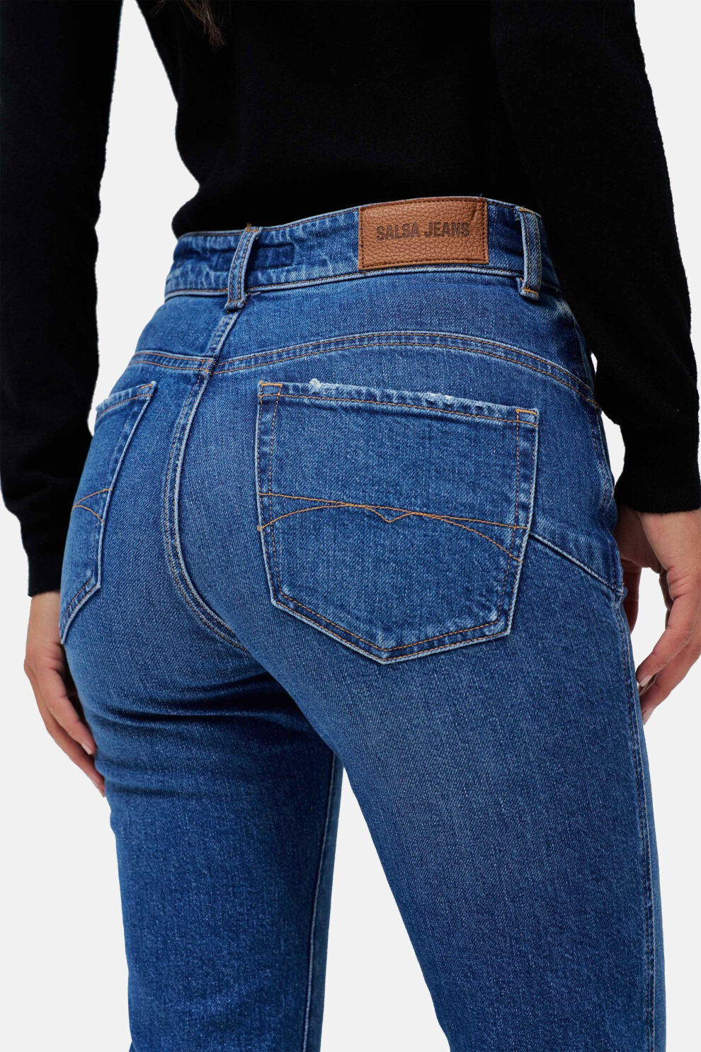 ŽENE - Traperice - Salsa Faith Cropped traperice - Plava - Slim