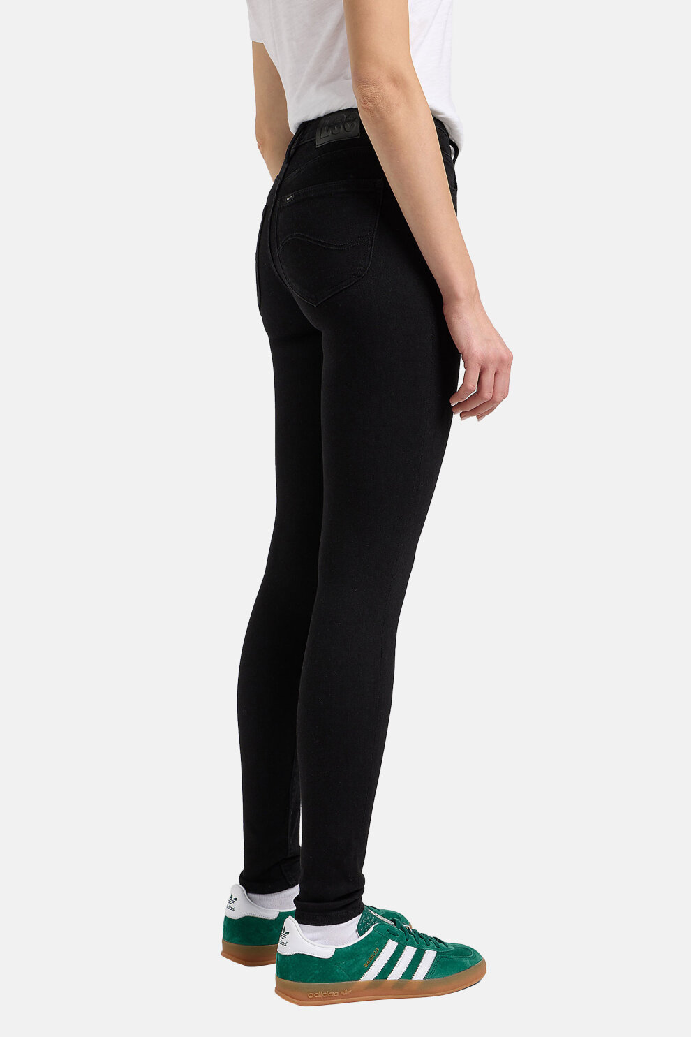 ŽENE - Traperice - Lee Scarlett High traperice - Crna - Skinny