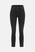 ŽENE - Traperice - Lee Scarlett High Zip traperice - Crna - Skinny
