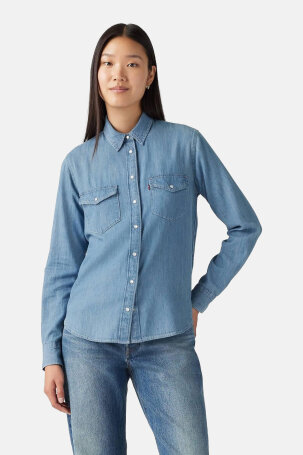 ŽENE - Košulje i bluze - Levi's Iconic Western traper košulja - Dugi rukav - Plava
