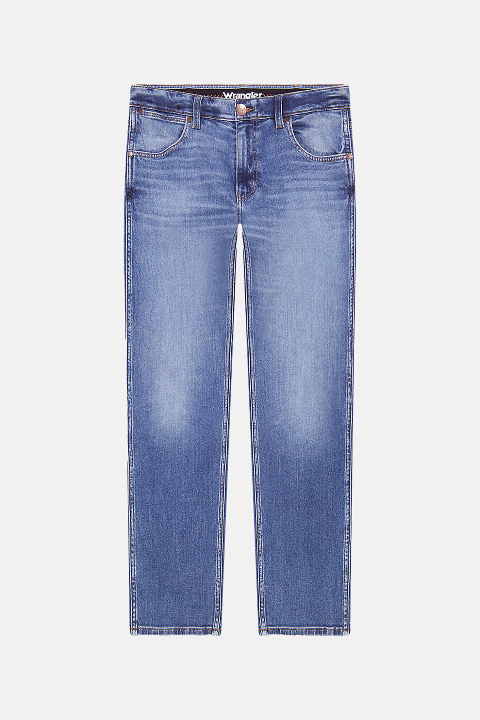 MUŠKARCI - Traperice - Wrangler Greensboro traperice - Plava - Straight