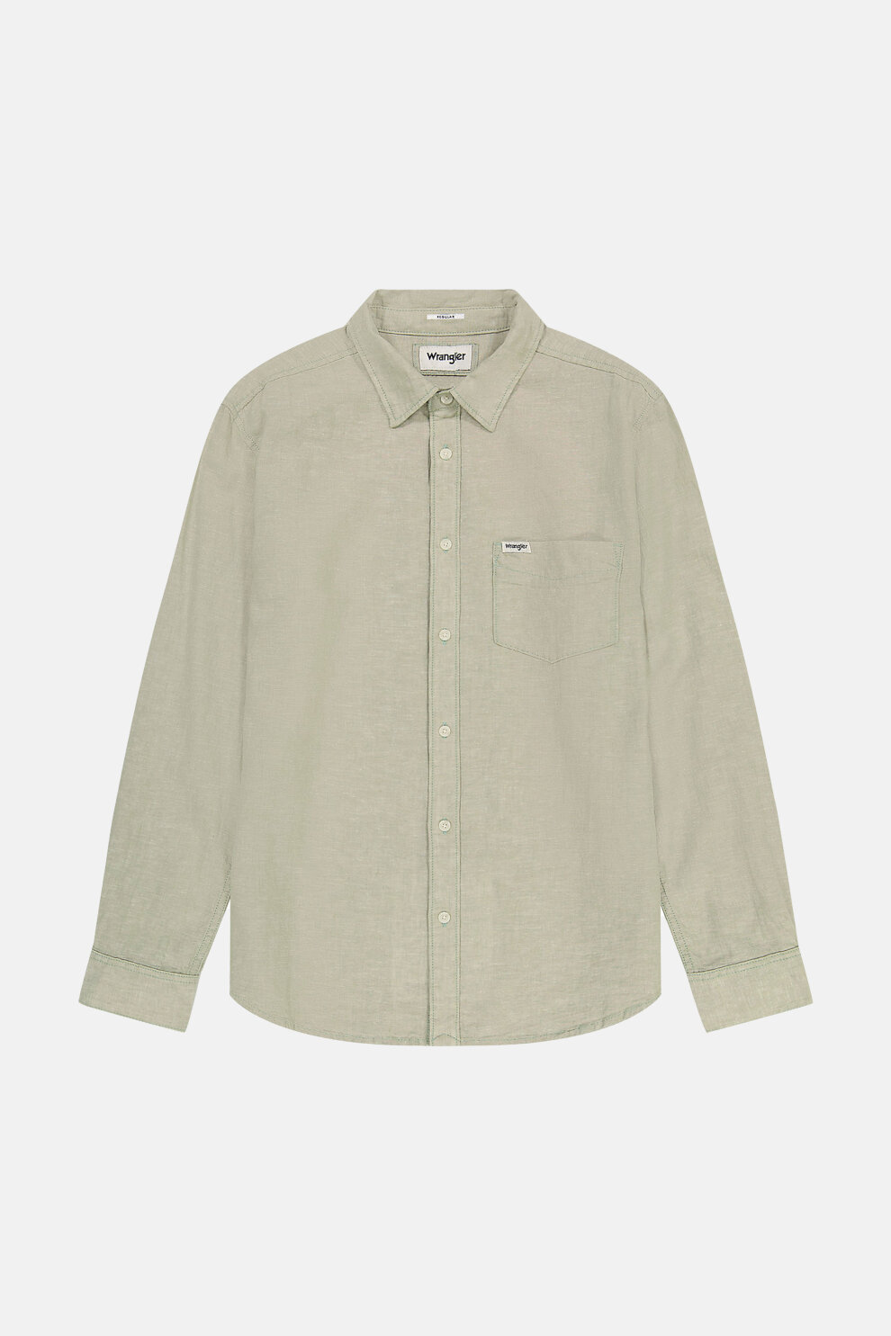 MUŠKARCI - Košulje - Wrangler košulja - Dugi rukavi - Zelena