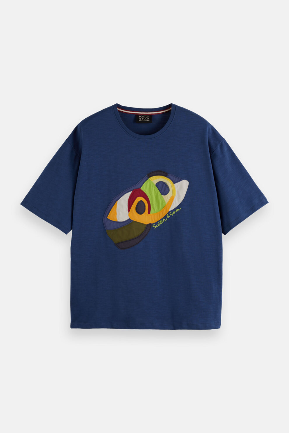 MUŠKARCI - Majice - Scotch & Soda majica - Kratki rukavi - Plava