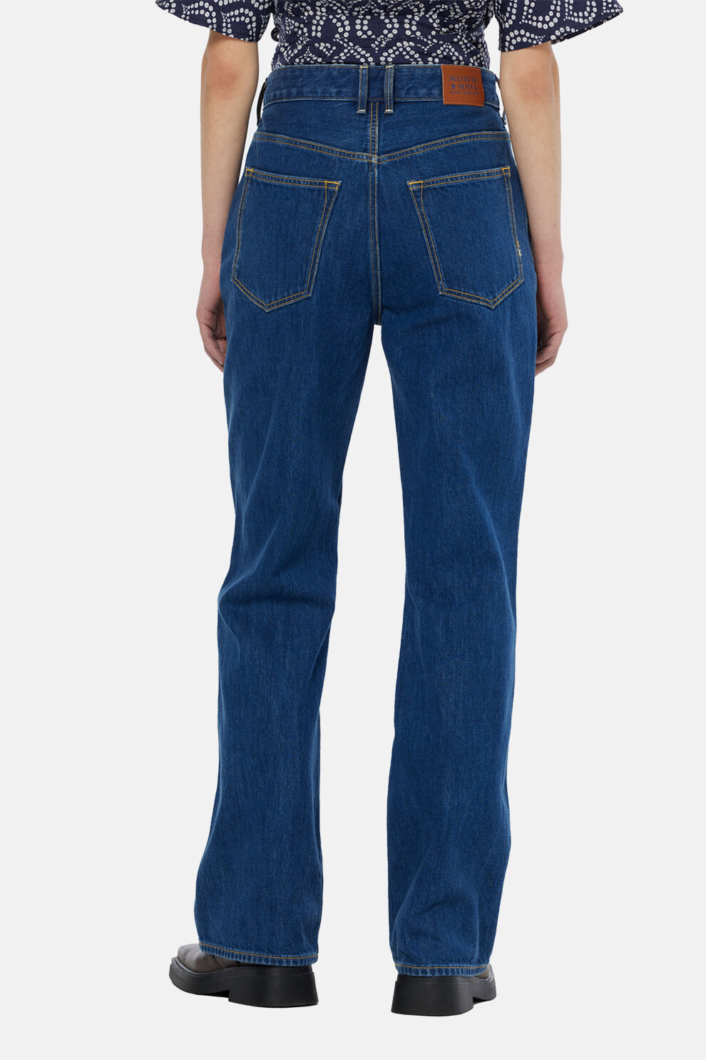 ŽENE - Traperice - Scotch & Soda The Glow bootcut traperice - Plava - Flare