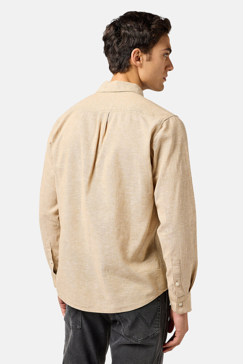 MUŠKARCI - Košulje - Wrangler košulja - Dugi rukavi - Smeđa