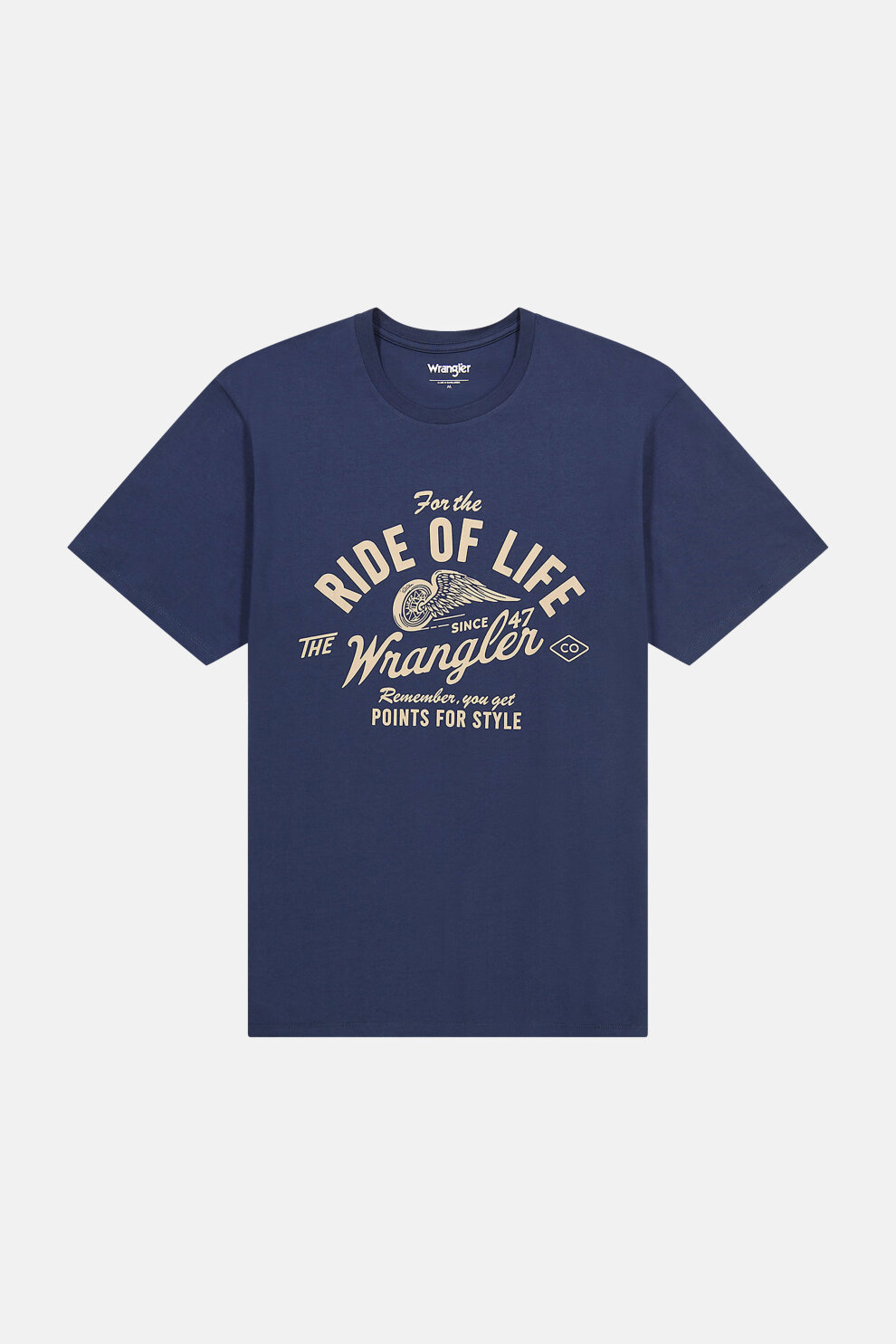 MUŠKARCI - Majice - Wrangler majica - Kratki rukavi - Plava