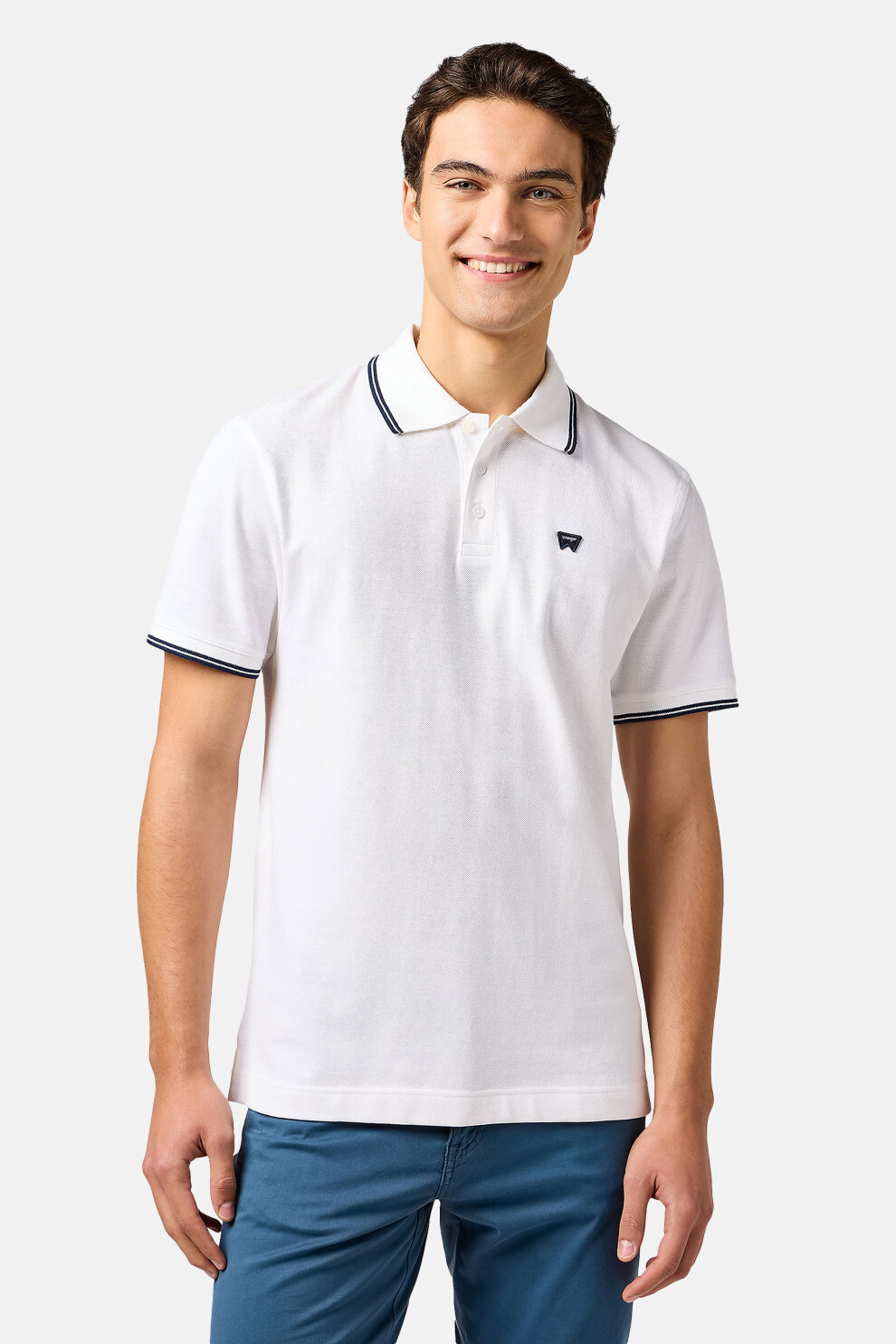 MUŠKARCI - Majice - Wrangler polo majica - Kratki rukavi - Bijela