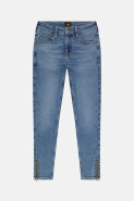 ŽENE - Traperice - Lee Scarlett High Zip traperice - Plava - Skinny
