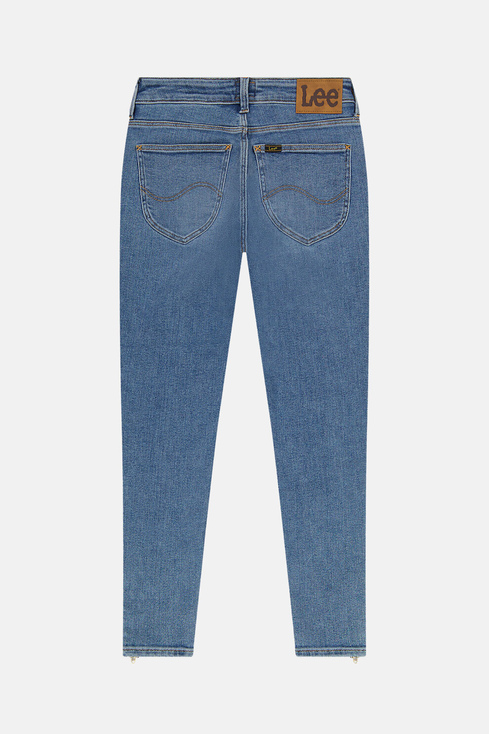 ŽENE - Traperice - Lee Scarlett High Zip traperice - Plava - Skinny