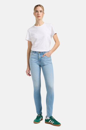 ŽENE - Traperice - Lee Scarlett High traperice - Plava - Skinny