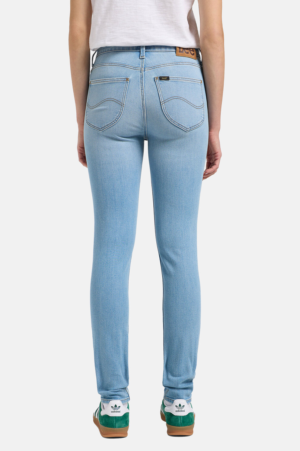 ŽENE - Traperice - Lee Scarlett High traperice - Plava - Skinny