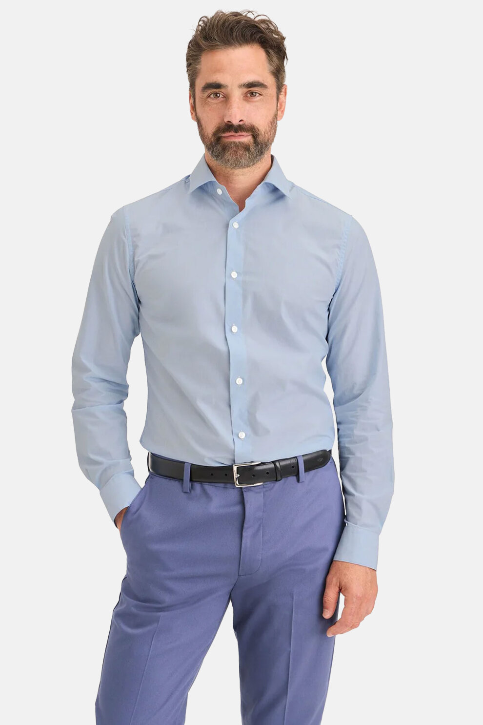 MUŠKARCI - Košulje - Dockers košulja - Dugi rukavi - Plava