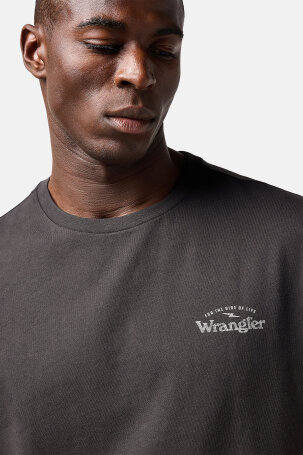 MUŠKARCI - Majice - Wrangler majica - Kratki rukavi - Crna