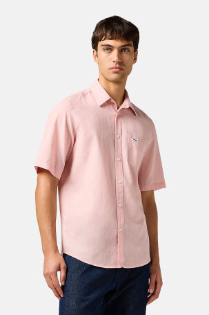 MUŠKARCI - Košulje - Wrangler košulja - Kratki rukavi - Roza