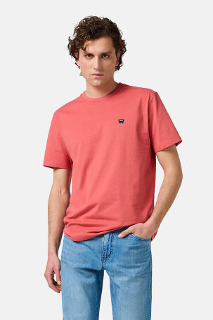 MUŠKARCI - Majice - Wrangler majica - Kratki rukavi - Crvena