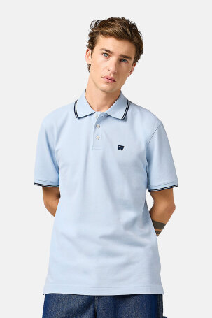MUŠKARCI - Majice - Wrangler polo majica - Kratki rukavi - Plava