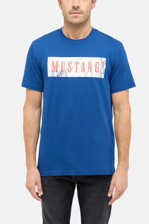 MUŠKARCI - Majice - Mustang majica - Kratki rukavi - Plava