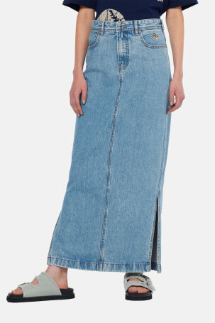 ŽENE - Suknje - Scotch & Soda traper suknja - Maxi - Plava