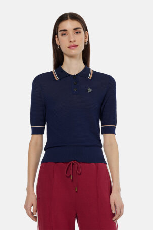 ŽENE - Majice - Scotch & Soda polo majica - Kratki rukav - Plava