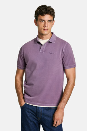 MUŠKARCI - Majice - Pepe Jeans New Oliver polo majica - Kratki rukavi - Ljubičasta