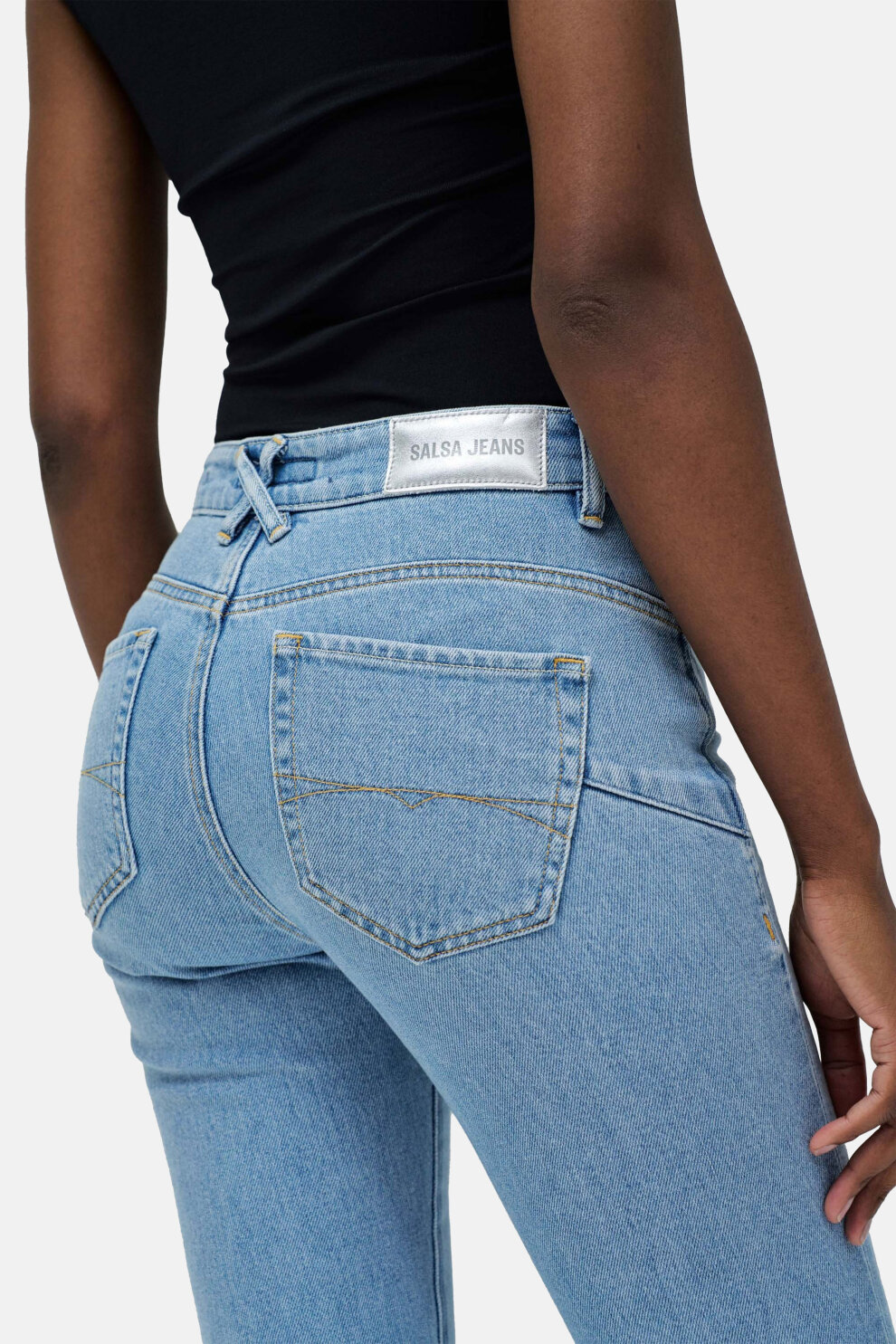 ŽENE - Traperice - Salsa Faith Cropped traperice - Plava - Slim