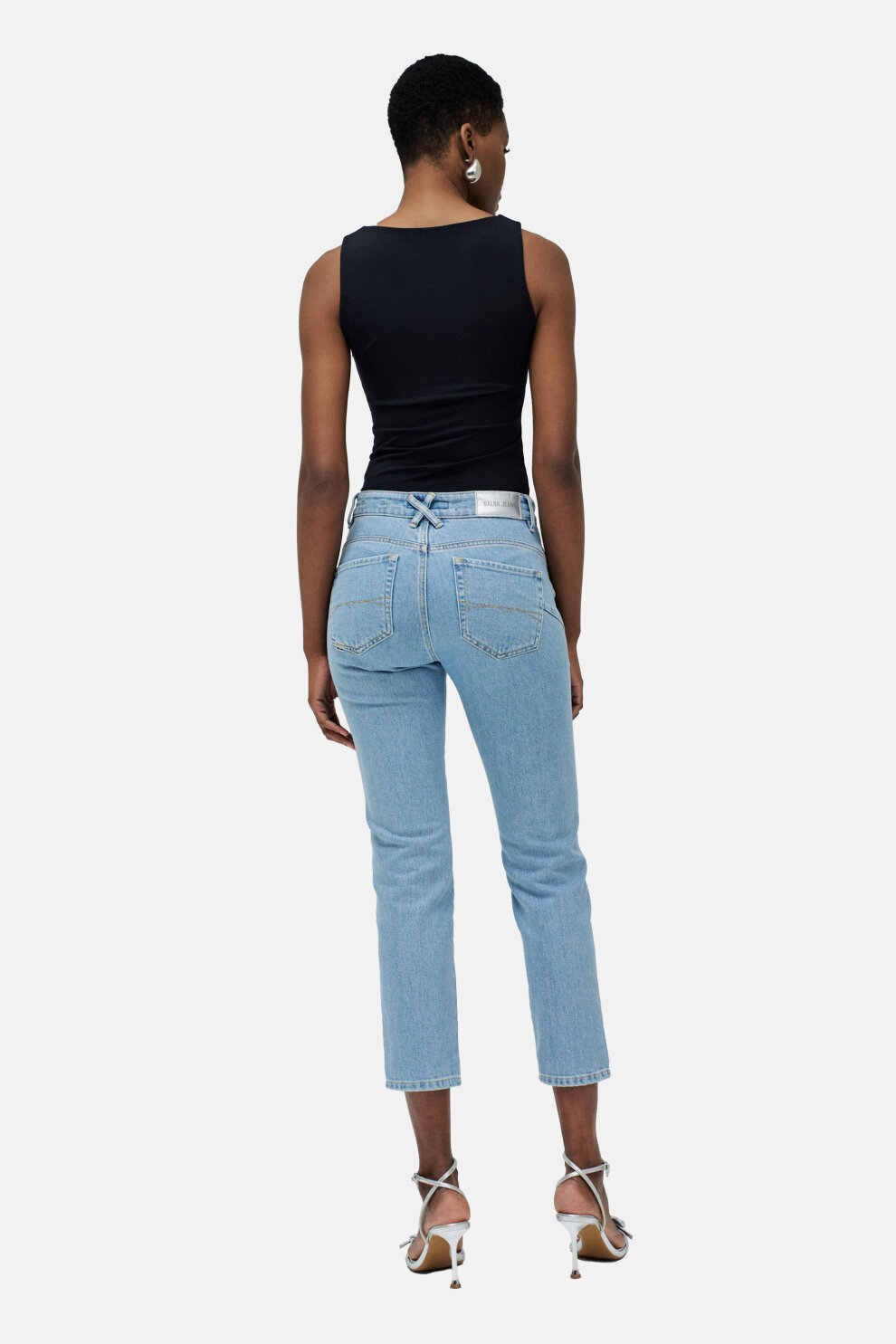 ŽENE - Traperice - Salsa Faith Cropped traperice - Plava - Slim
