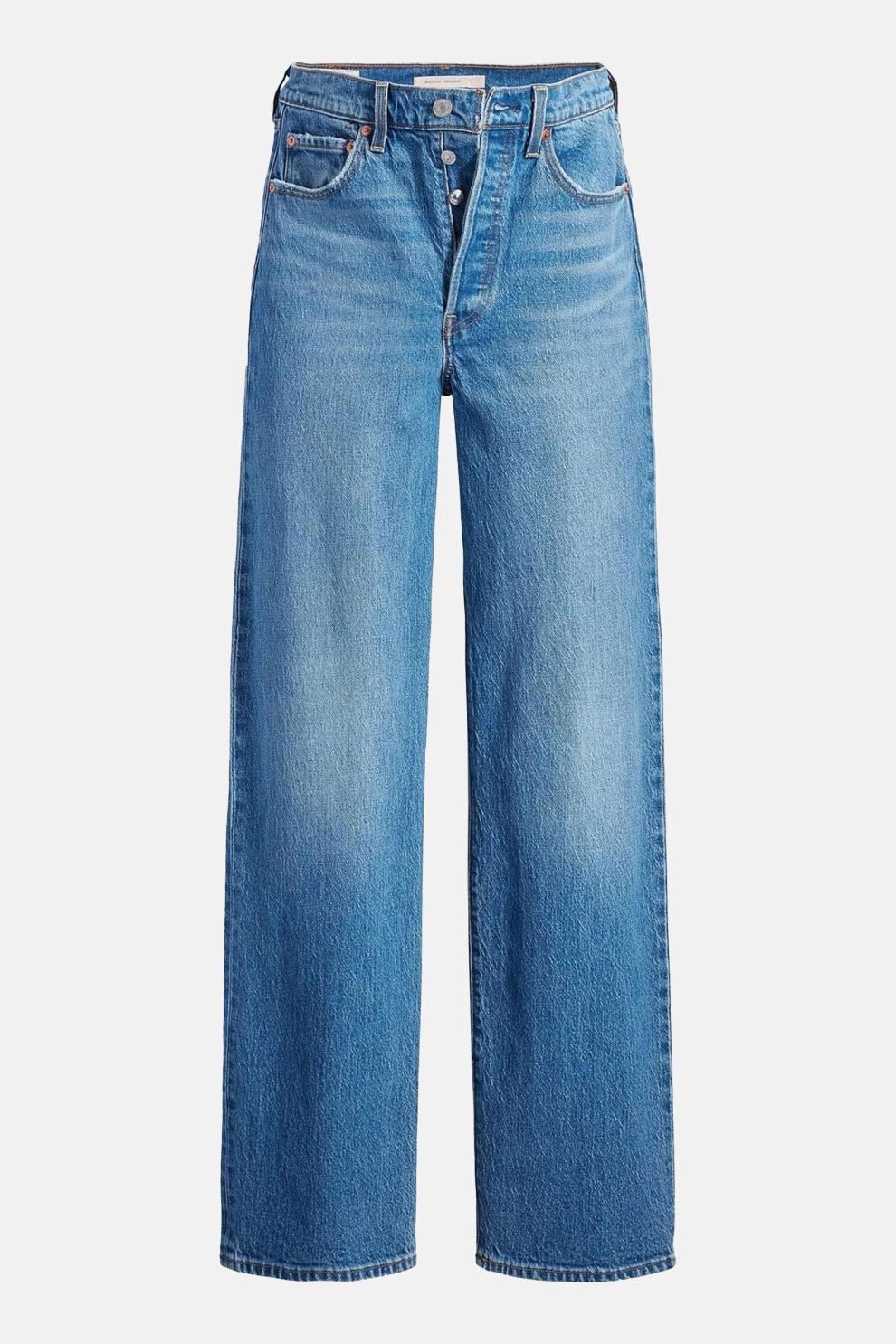 ŽENE - Traperice - Levi's Ribcage Full Lenght traperice - Plava - Straight