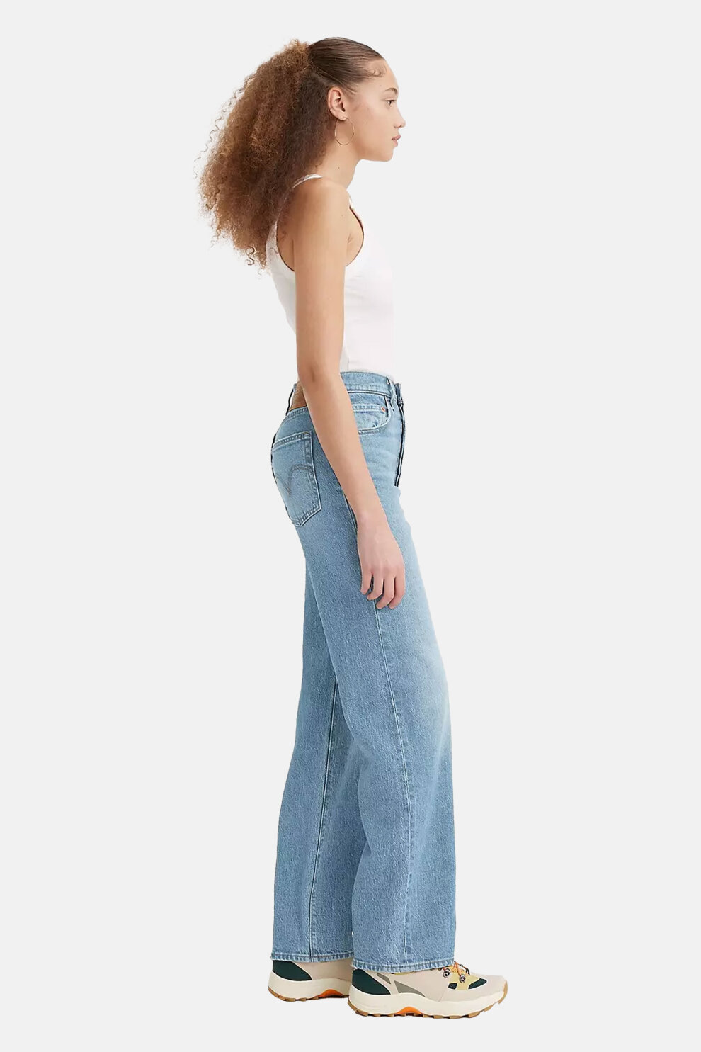 ŽENE - Traperice - Levi's Ribcage Full Lenght traperice - Plava - Straight