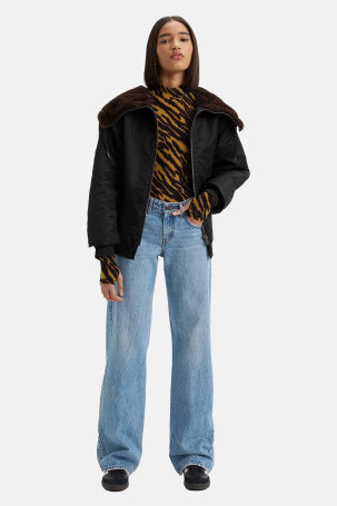ŽENE - Traperice - Levi's Low Loose traperice - Plava - Straight