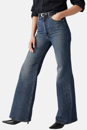 ŽENE - Traperice - Levi's Ribcage Bell traperice - Plava - Flare
