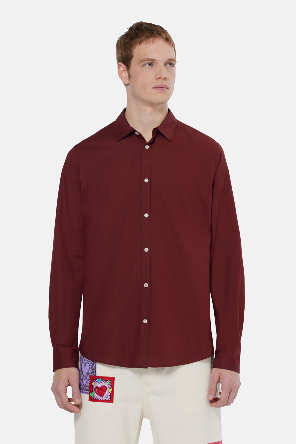MUŠKARCI - Košulje - Scotch & Soda košulja - Dugi rukavi - Crvena