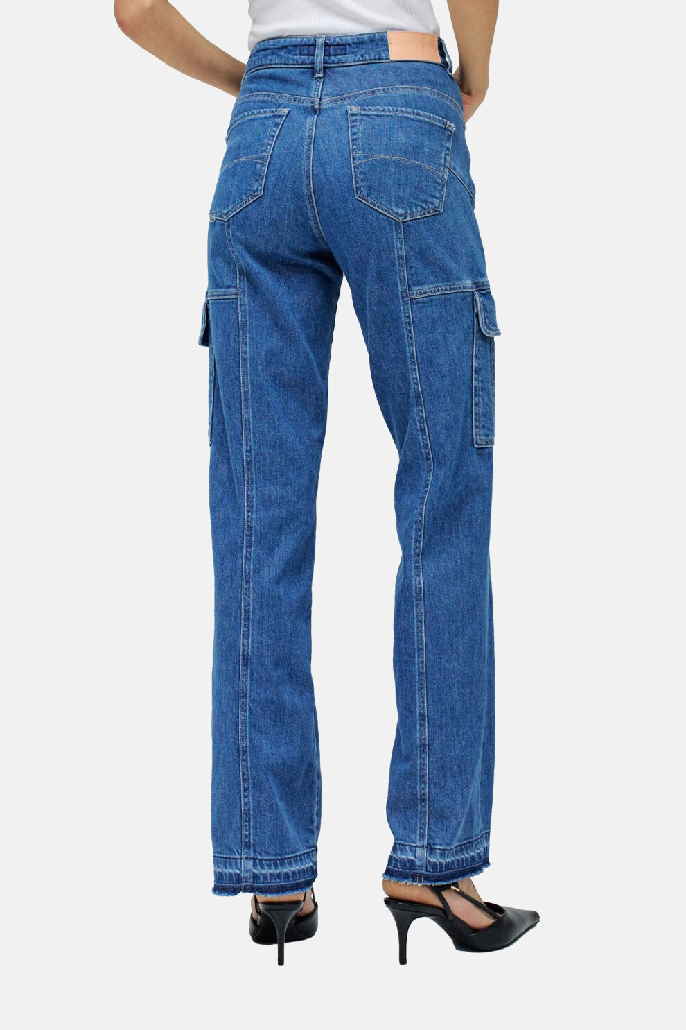 ŽENE - Traperice - Salsa Faith Cargo traperice - Plava - Fashion straight