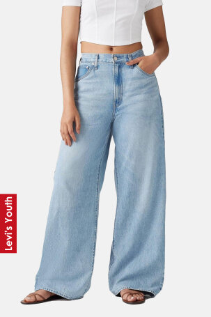 ŽENE - Traperice - Levi's Cinch Baggy traperice - Plava - Fashion straight