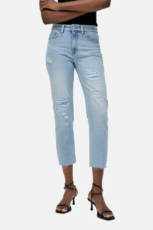 ŽENE - Traperice - Salsa Faith cropped traperice - Plava - Slim